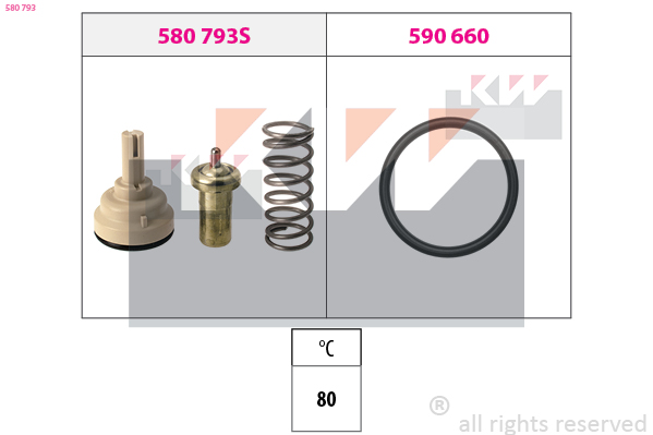 Thermostaat KW 580 793