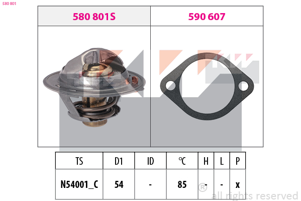 Thermostaat KW 580 801