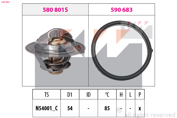 Thermostaat KW 580 803