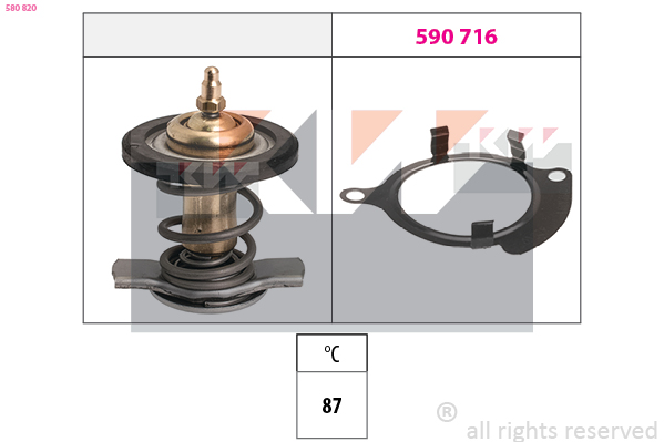 Thermostaat KW 580 820