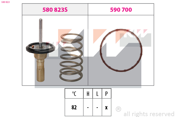 Thermostaat KW 580 823