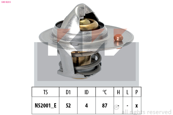 Thermostaat KW 580 825S