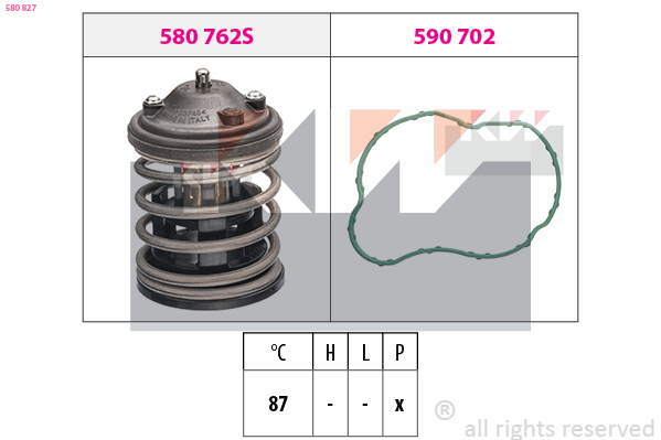 Thermostaat KW 580 827