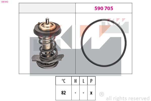 Thermostaat KW 580 842