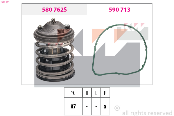 Thermostaat KW 580 851