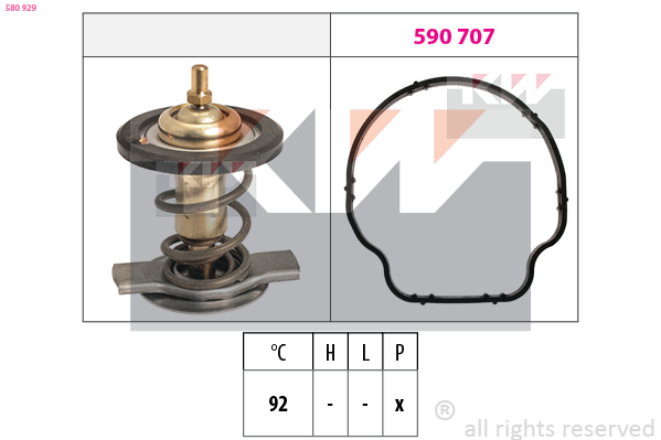 Thermostaat KW 580 929