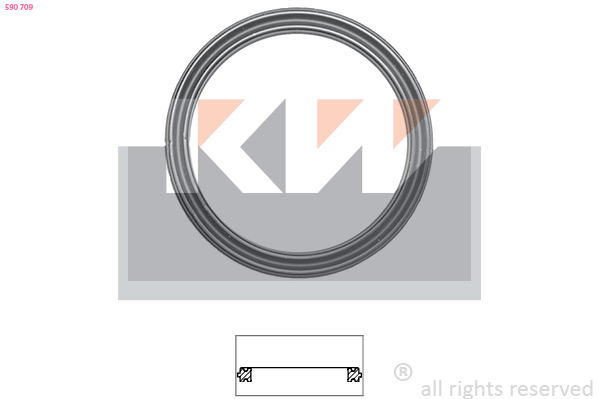 Thermostaat pakking KW 590 709