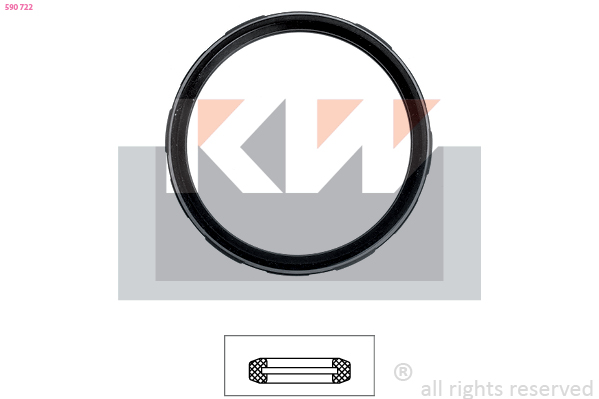 Thermostaat pakking KW 590 722