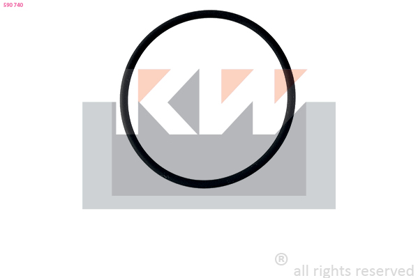 Thermostaat pakking KW 590 740