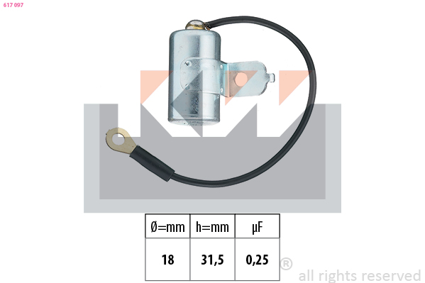 Condensator KW 617 097