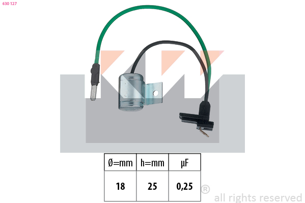 Condensator KW 630 127