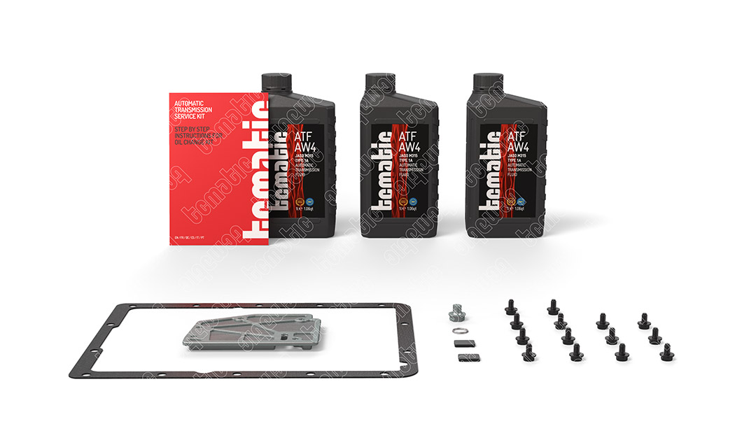 Onderd.set, olie verversen van automatische versnellingsbak Tcmatic 105.101.0033