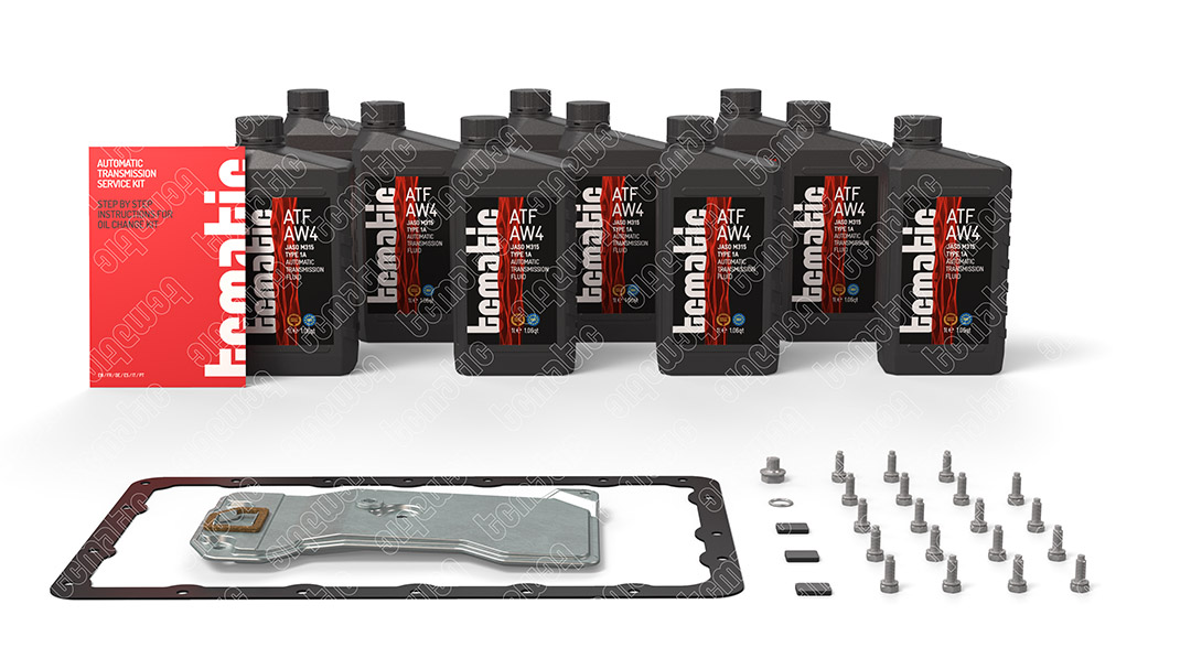 Onderd.set, olie verversen van automatische versnellingsbak Tcmatic 105.101.1048