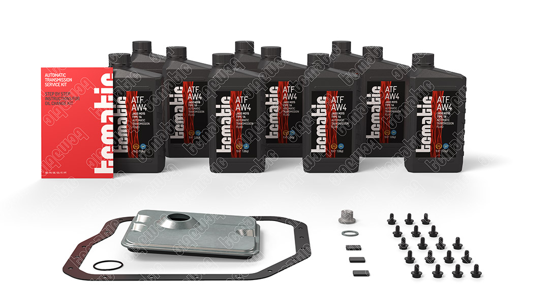 Onderd.set, olie verversen van automatische versnellingsbak Tcmatic 105.101.1069