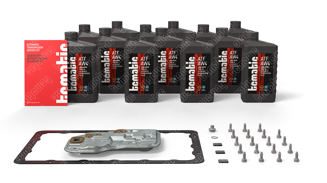 Onderd.set, olie verversen van automatische versnellingsbak Tcmatic 105.101.2049