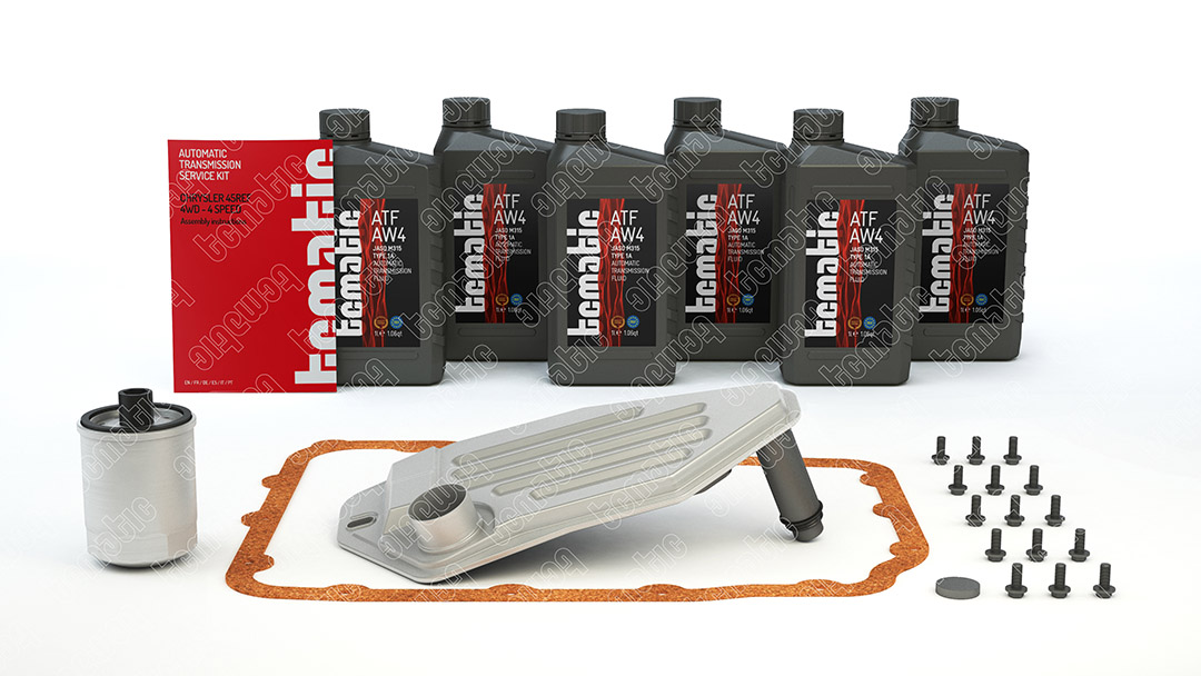 Onderd.set, olie verversen van automatische versnellingsbak Tcmatic 105.102.0002