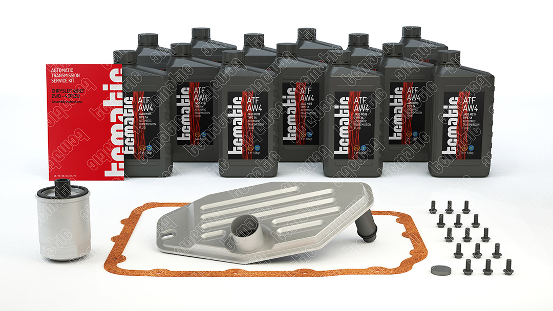 Onderd.set, olie verversen van automatische versnellingsbak Tcmatic 105.102.1001