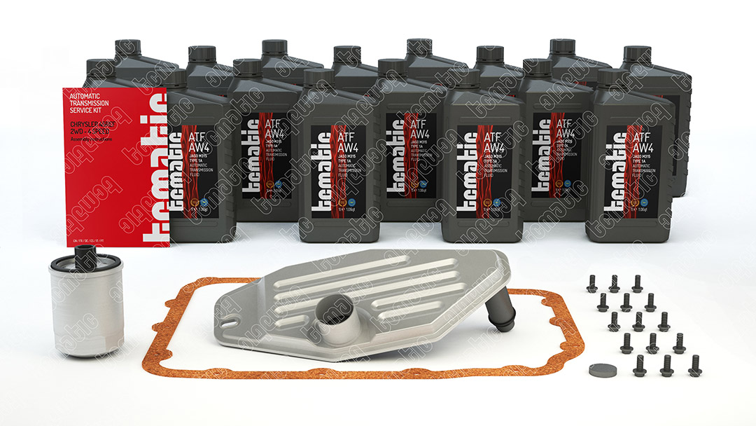 Onderd.set, olie verversen van automatische versnellingsbak Tcmatic 105.102.2001