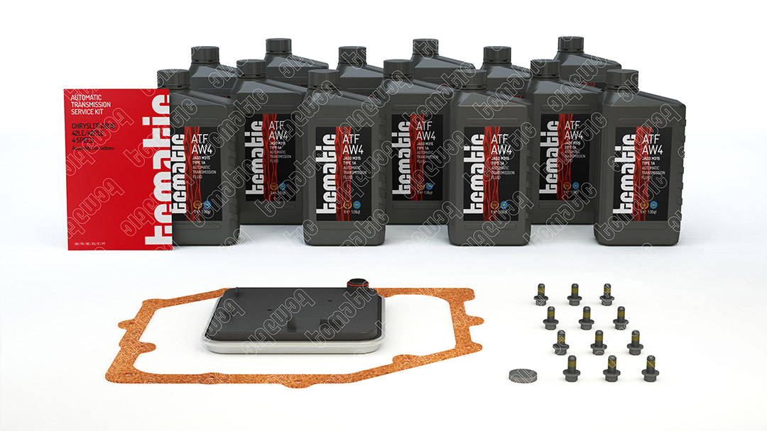 Onderd.set, olie verversen van automatische versnellingsbak Tcmatic 105.102.2009