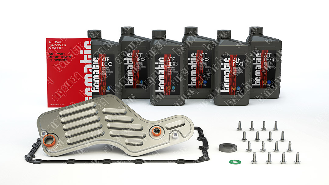 Onderd.set, olie verversen van automatische versnellingsbak Tcmatic 105.103.0003