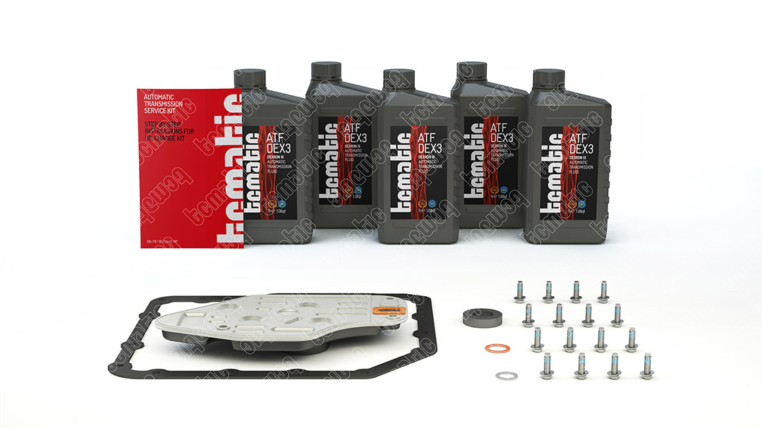 Onderd.set, olie verversen van automatische versnellingsbak Tcmatic 105.104.0001