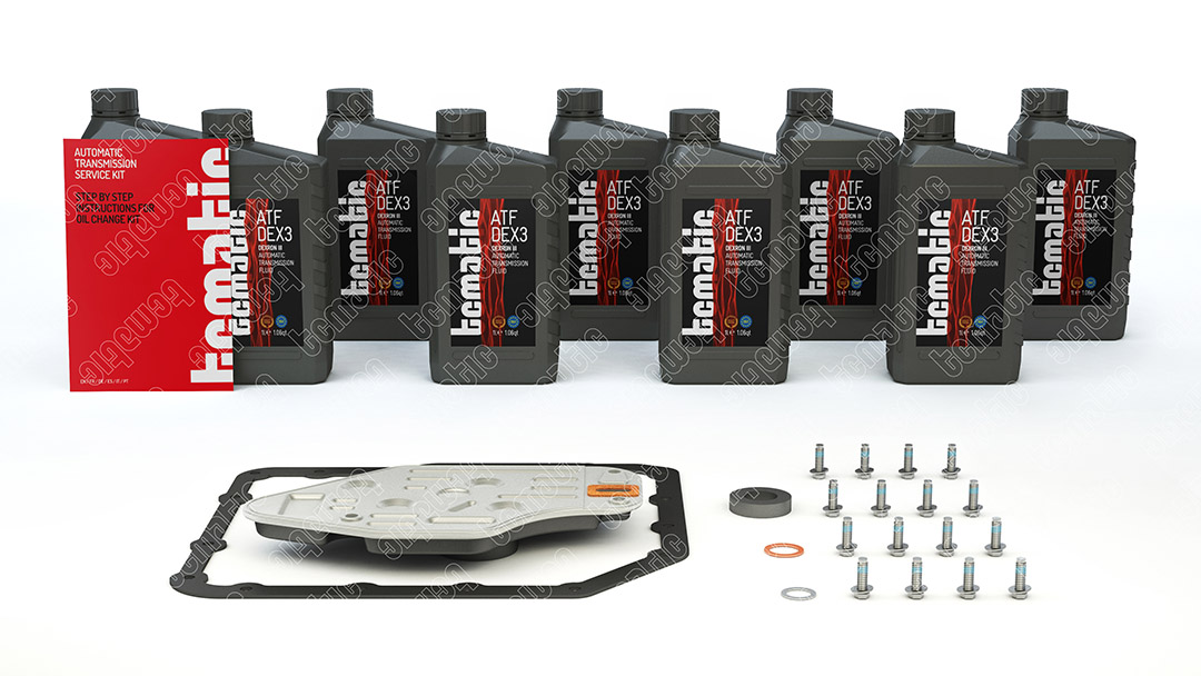 Onderd.set, olie verversen van automatische versnellingsbak Tcmatic 105.104.1001