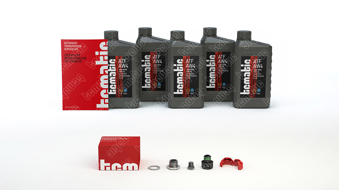 Onderd.set, olie verversen van automatische versnellingsbak Tcmatic 105.107.0004