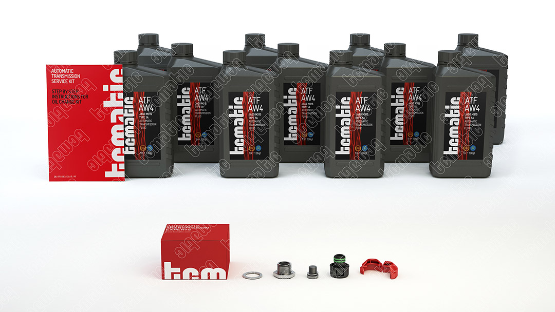 Onderd.set, olie verversen van automatische versnellingsbak Tcmatic 105.107.2004