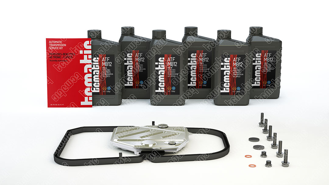 Onderd.set, olie verversen van automatische versnellingsbak Tcmatic 105.108.0003