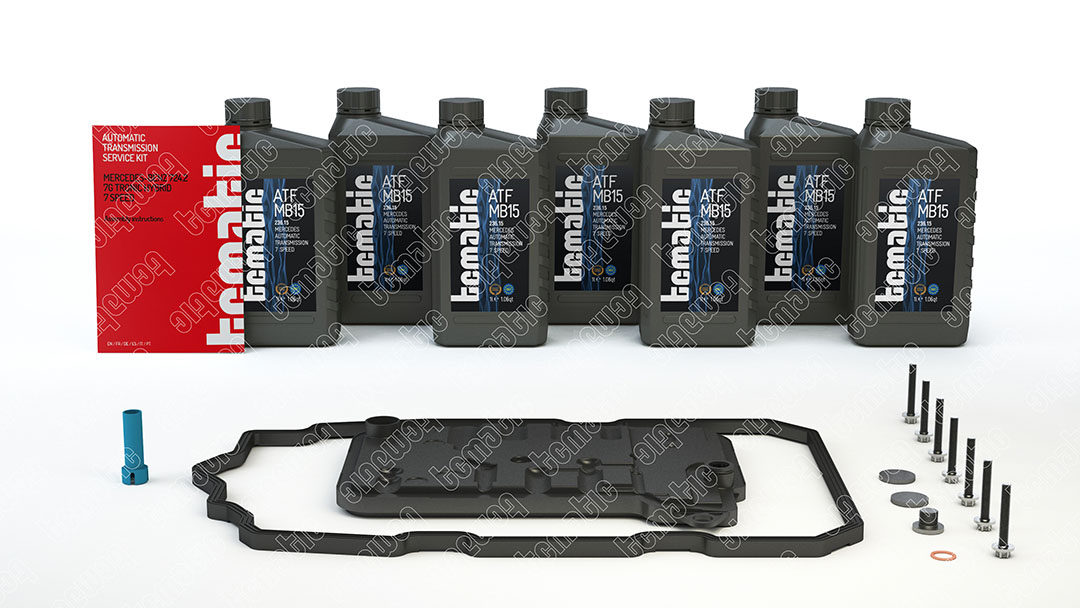 Onderd.set, olie verversen van automatische versnellingsbak Tcmatic 105.108.0014