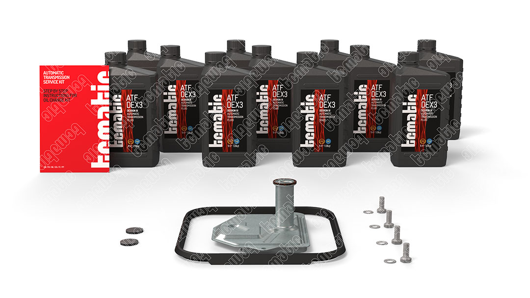 Onderd.set, olie verversen van automatische versnellingsbak Tcmatic 105.108.2020