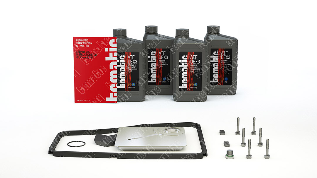 Onderd.set, olie verversen van automatische versnellingsbak Tcmatic 105.111.0003