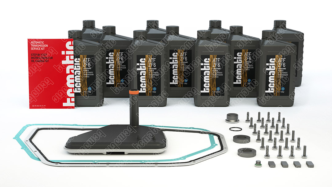 Onderd.set, olie verversen van automatische versnellingsbak Tcmatic 105.111.1016