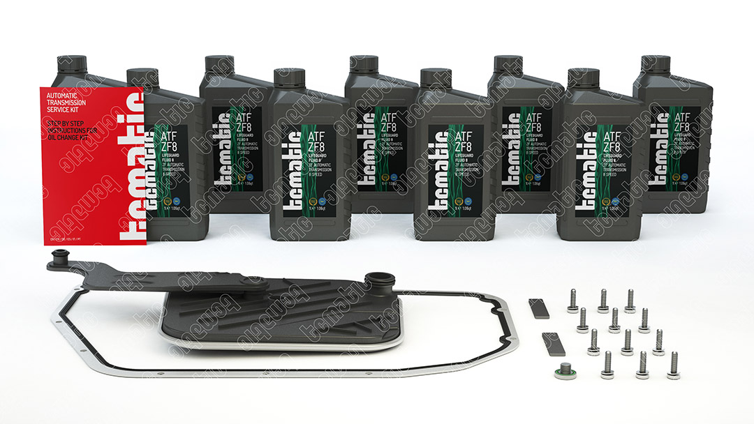 Onderd.set, olie verversen van automatische versnellingsbak Tcmatic 105.111.1020