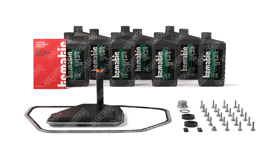 Onderd.set, olie verversen van automatische versnellingsbak Tcmatic 105.111.1044