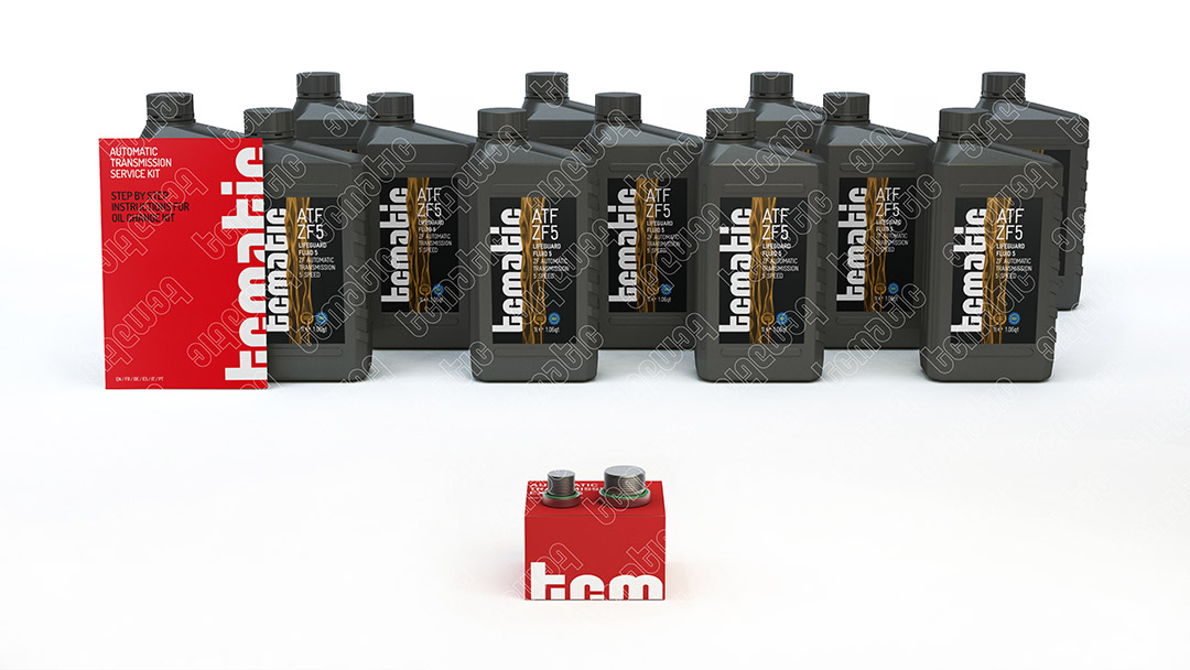 Onderd.set, olie verversen van automatische versnellingsbak Tcmatic 105.111.2034