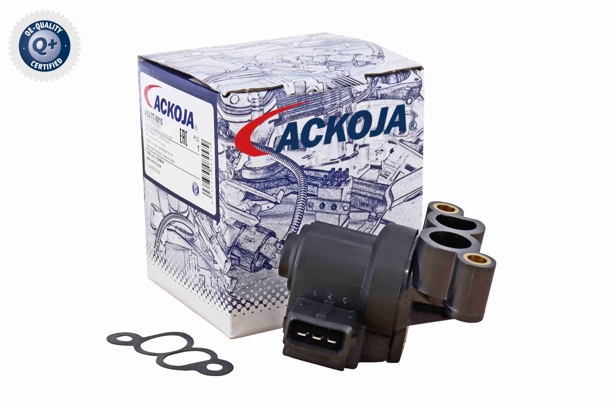 Ackoja Stappenmotor (nullast regeleenheid) A52-77-0015