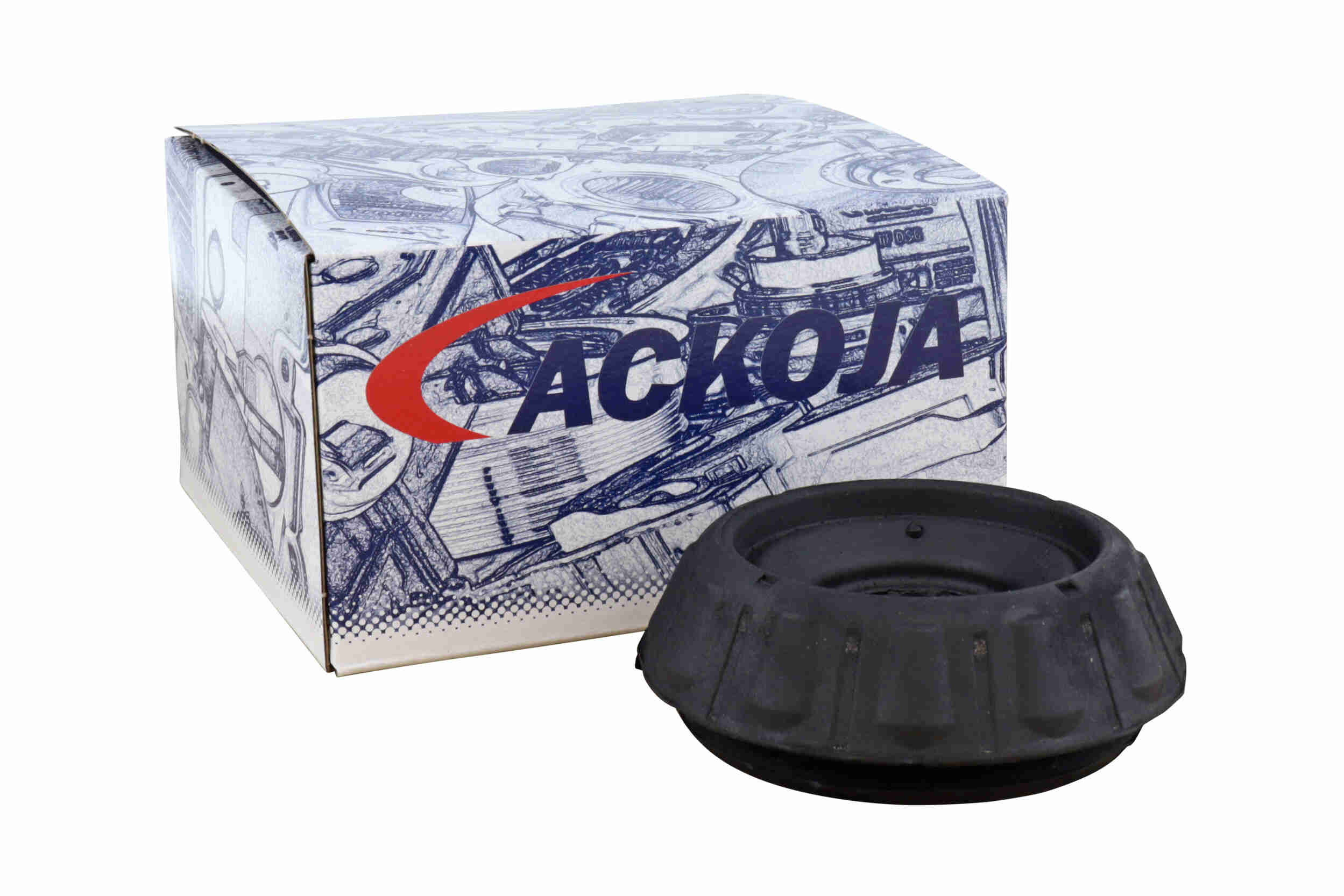 Ackoja Veerpootlager & rubber A53-9923