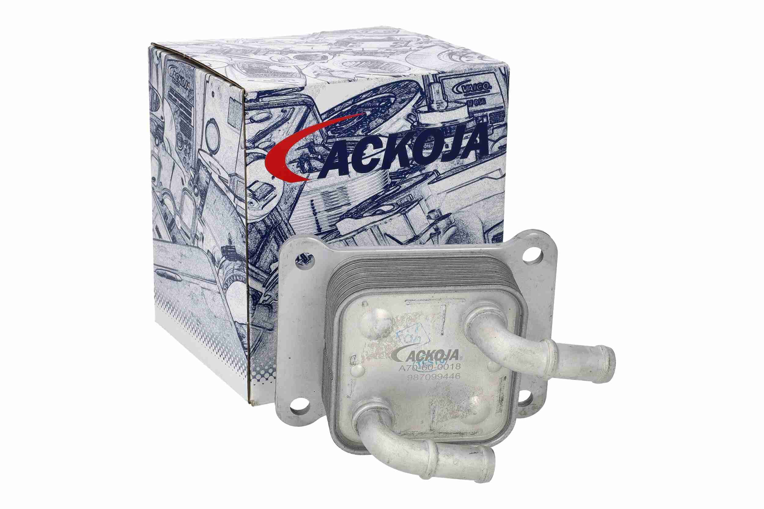 Ackoja Oliekoeler, motorolie A70-60-0018