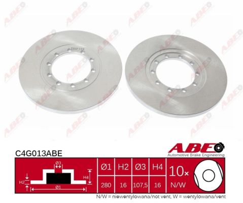 ABE Remschijven C4G013ABE