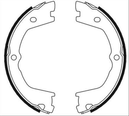 ABE Remschoenset, parkeerrem CRE001ABE