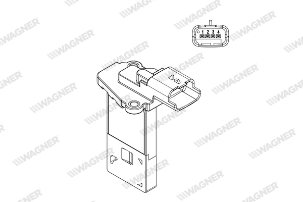 Wagner Luchtmassameter AFS00002