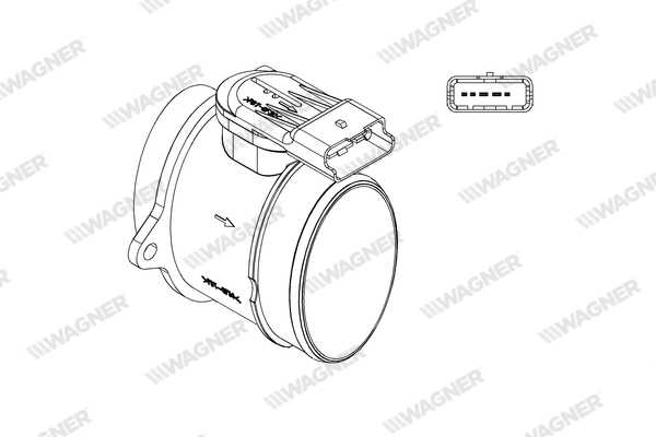 Wagner Luchtmassameter AFS00004