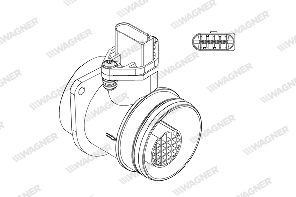 Wagner Luchtmassameter AFS00007