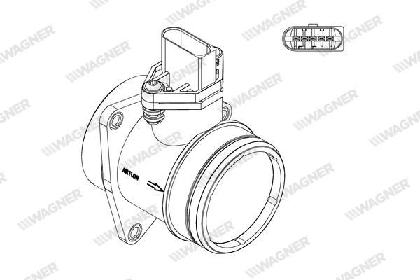 Wagner Luchtmassameter AFS00008