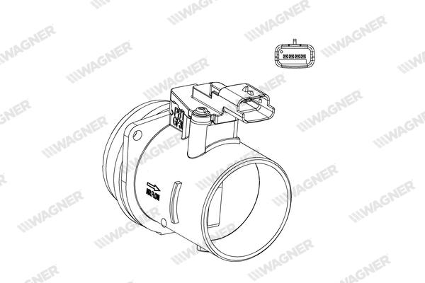 Wagner Luchtmassameter AFS00009