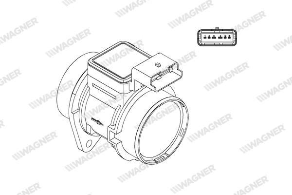 Wagner Luchtmassameter AFS00029