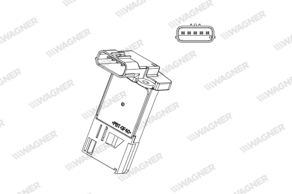 Wagner Luchtmassameter AFS00037