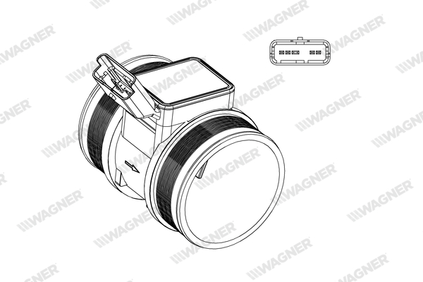 Wagner Luchtmassameter AFS00042