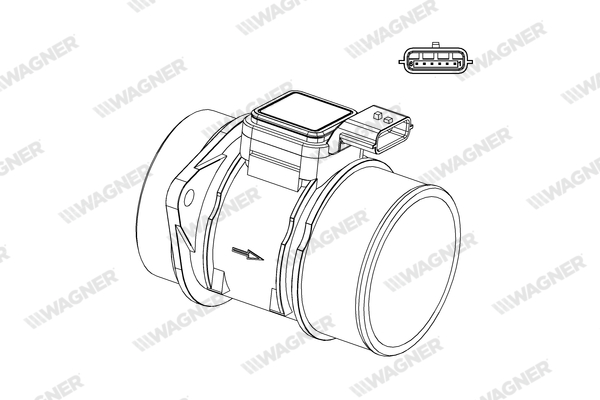 Wagner Luchtmassameter AFS00043